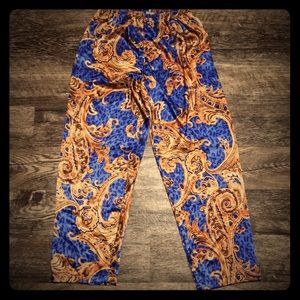 🔥 Morgan Taylor Versace’esk Polyester Pants